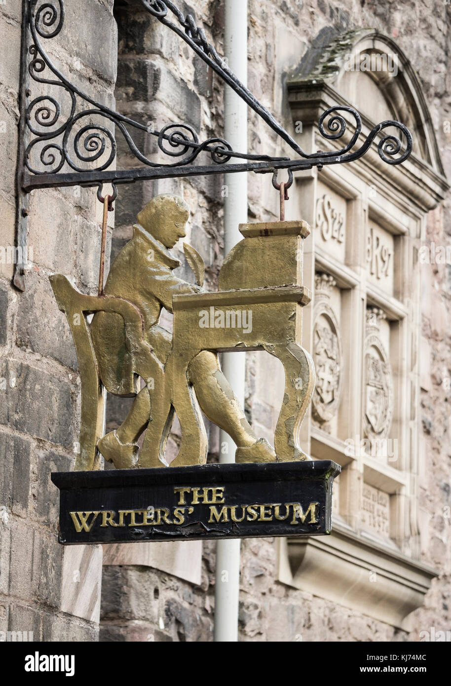 The Writer`s Museum, Lady Stair`s close, just off the Royal Mile, Edinburgh, Scotland, UK Stock Photo